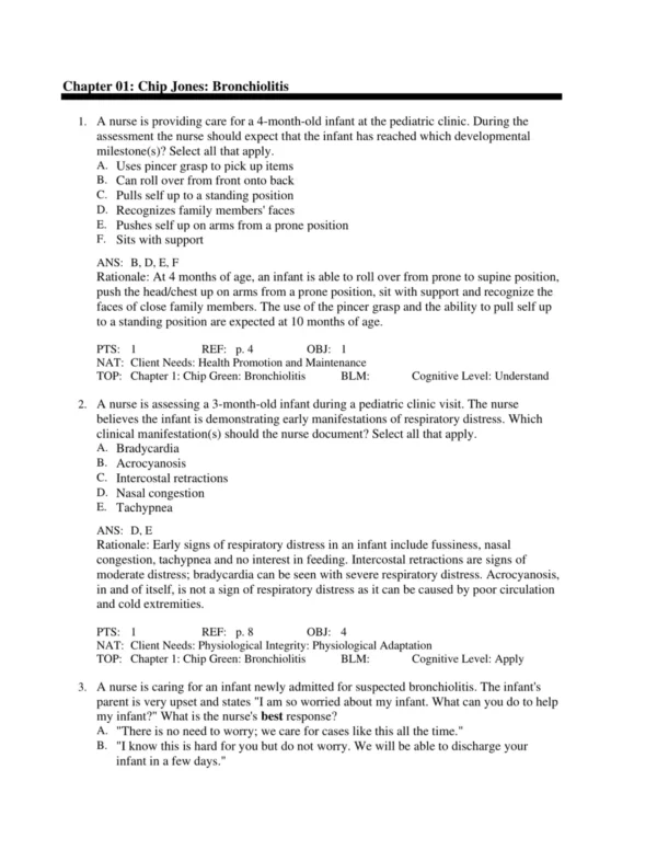 Test Bank For Pediatric Nursing A Case Based Approach Catherine Gannon Tagher
