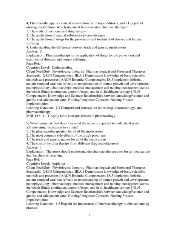 Test Bank For Pharmacology Connections To Nursing Practice 4th Edition Michael P. Adams