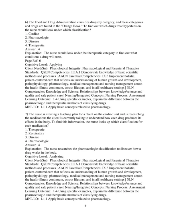 Test Bank For Pharmacology Connections To Nursing Practice 4th Edition Michael P. Adams