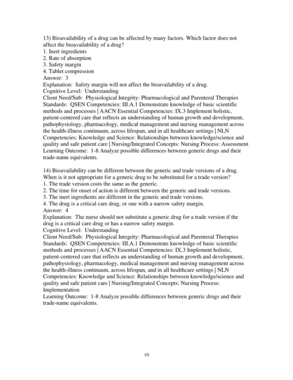Test Bank For Pharmacology Connections To Nursing Practice 5th Edition Michael P. Adams