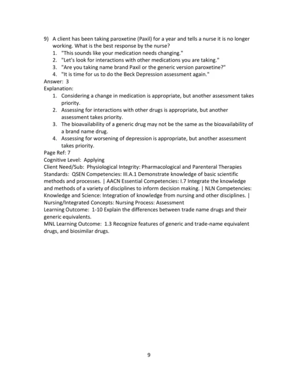 Test Bank For Pharmacology For Nurses A Pathophysiologic Approach 6th Edition Michael P. Adams