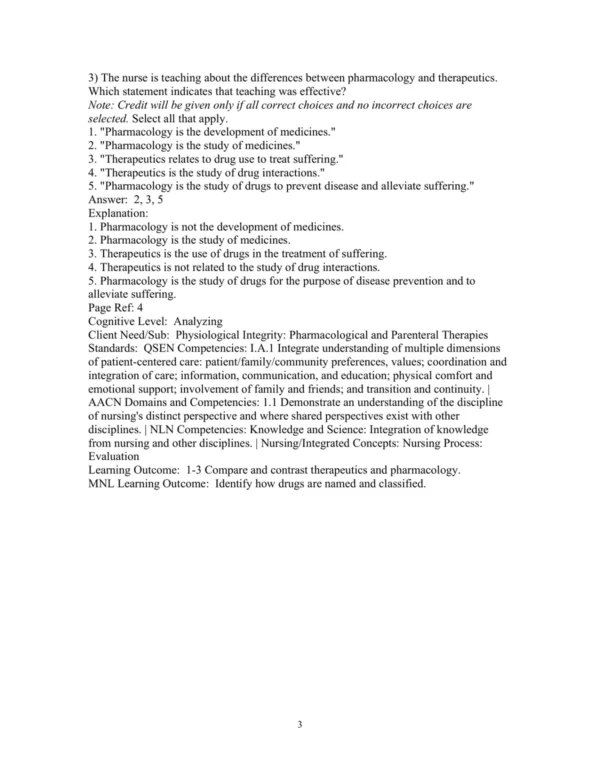 Test Bank For Pharmacology For Nurses A Pathophysiologic Approach 7th Edition Michael P. Adams