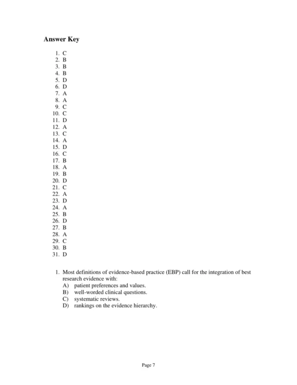 Test Bank For Polit & Beck Canadian Essentials Of Nursing Research Fourth Edition Kevin Woo 7 Test Bank For Polit & Beck Canadian Essentials Of Nursing Research Fourth Edition Kevin Woo
