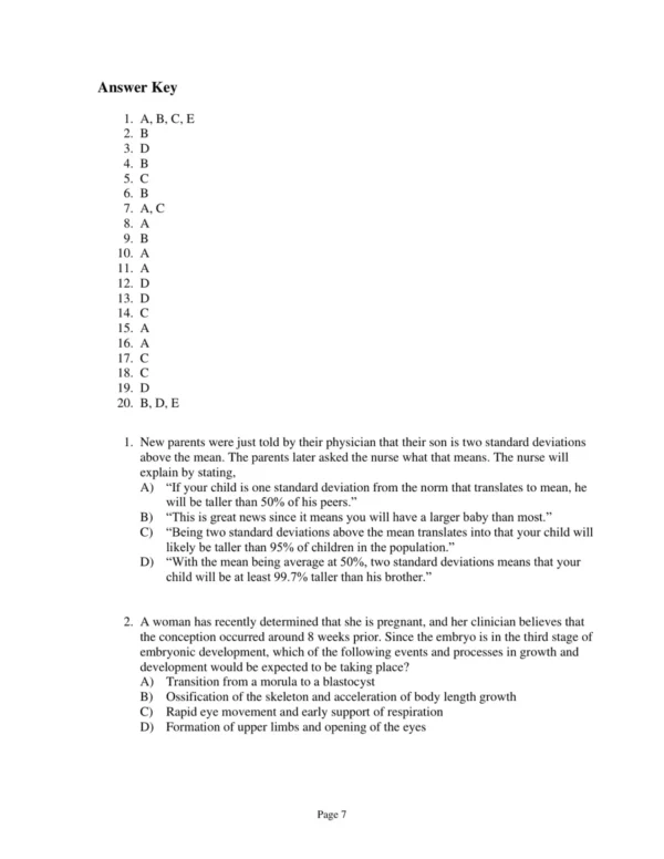 Test Bank For Porth's Pathophysiology Concepts Of Altered Health States Ninth Edition Sheila Grossman