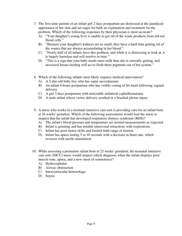 Test Bank For Porth's Pathophysiology Concepts Of Altered Health States Ninth Edition Sheila Grossman