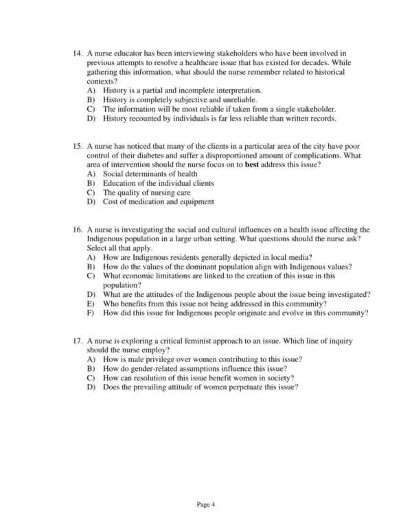 Test Bank For Realities Of Canadian Nursing Professional Practice And Power Issues Fifth Edition Carol Mcdonald Marjorie Mcintyre