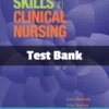 Test Bank For Skills In Clinical Nursing 8th Edition Audrey T. Berman Test Bank For Skills In Clinical Nursing 8th Edition Audrey T. Berman