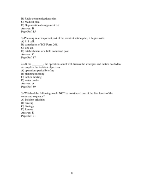 Test Bank For Strategic & Tactical Considerations On The Fireground 4th Edition Jim Smith