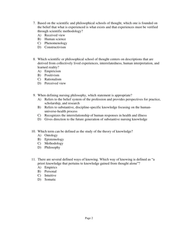 Test Bank For Theoretical Basis For Nursing 4th Edition Melanie Mcewen