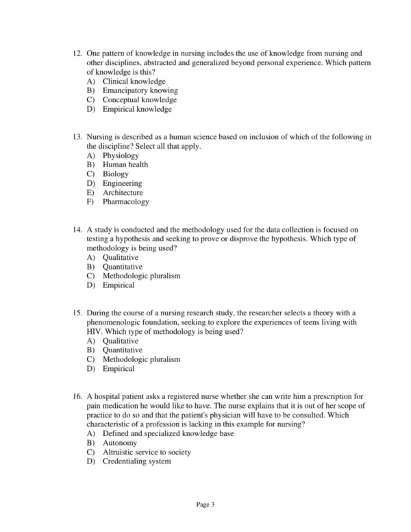 Test Bank For Theoretical Basis For Nursing 4th Edition Melanie Mcewen