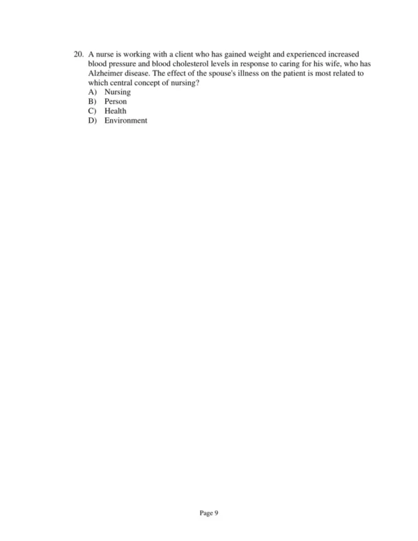 Test Bank For Theoretical Basis For Nursing 4th Edition Melanie Mcewen