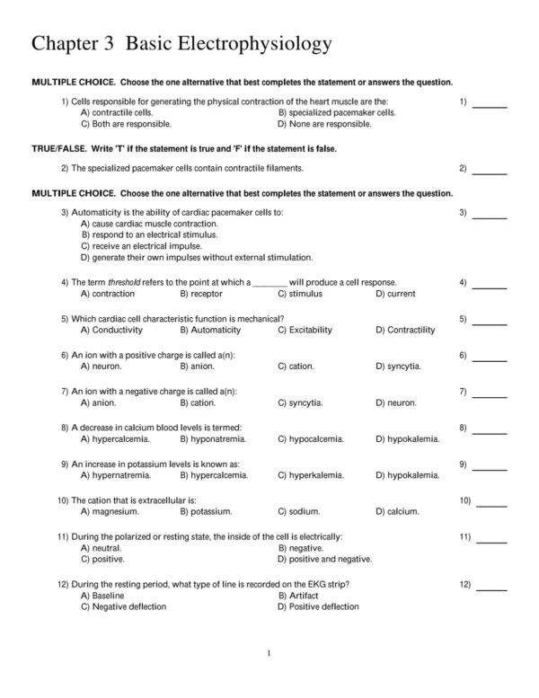 Test Bank For Understanding Ekgs A Practical Approach 5th Edition Brenda M. Beasley
