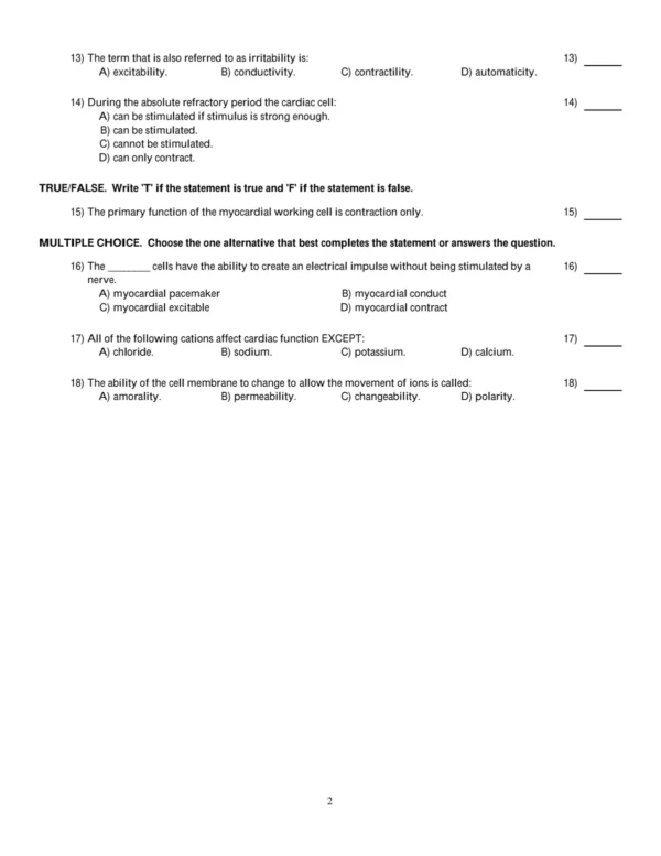 Test Bank For Understanding Ekgs A Practical Approach 5th Edition Brenda M. Beasley